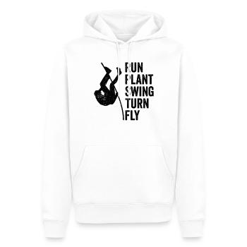 Fun Pole Vault Pole Vault Pole Vault - Men’s Premium Organic Hoodie - white - Front - Nico (187cm)