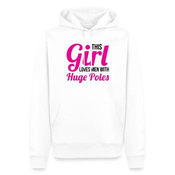 Fun Pole Vault Pole Vault Pole Vault - Men’s Premium Organic Hoodie - white - Front - Nico (187cm)