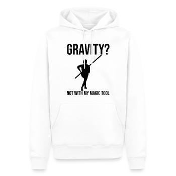 Fun Pole Vault Pole Vault Pole Vault - Men’s Premium Organic Hoodie - white - Front - Nico (187cm)