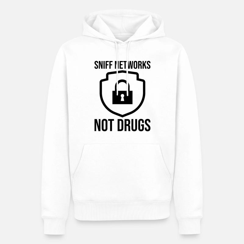 Cybersecurity Computer Security Cybersecurity - Men’s Premium Organic Hoodie - white