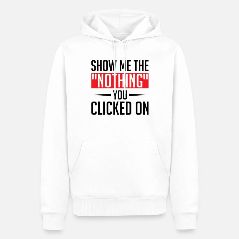 Cybersecurity Computer Security Cybersecurity - Men’s Premium Organic Hoodie - white