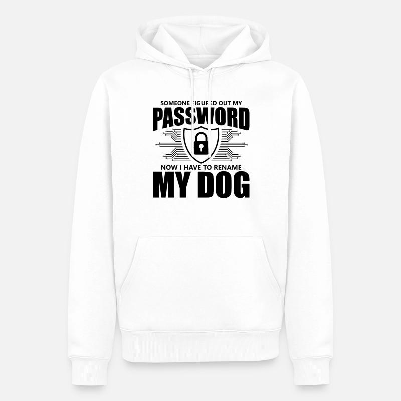 Cybersecurity Computersicherheit Cybersecurity - Männer Premium Bio Hoodie - Weiß