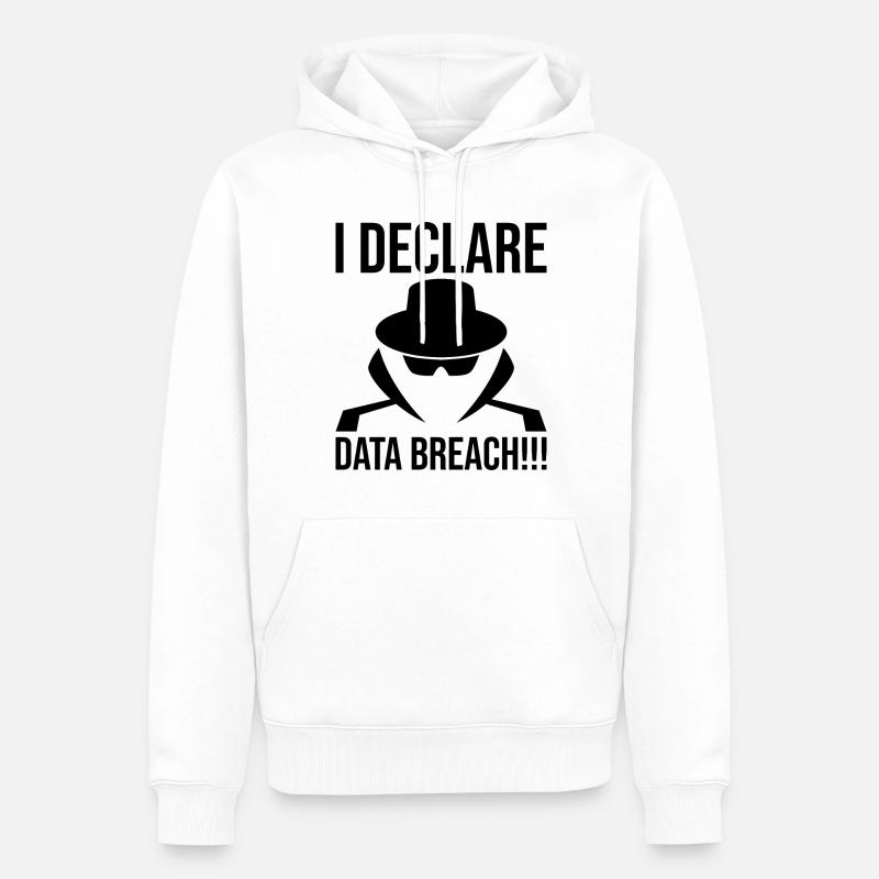 Cybersécurité Sécurité informatique Cybersécurité - Sweat à capuche Premium bio Homme - blanc