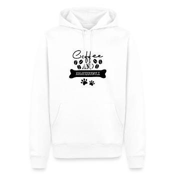 Coffee and xoloitzcuintle - Männer Premium Bio Hoodie - Weiß - Vorne - Nico (187cm)