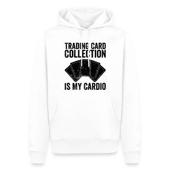 Jeu de cartes à collectionner amusant TCG - Sweat à capuche Premium bio Homme - blanc - Devant - Nico (187cm)