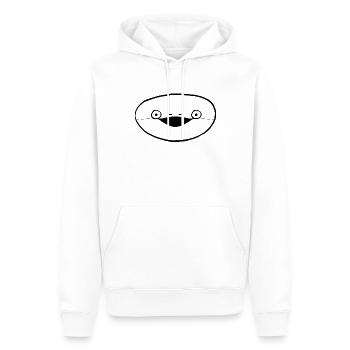 Drôle Sacabambaspis Visage Poisson Meme - Sweat à capuche Premium bio Homme - blanc - Devant - Nico (187cm)