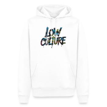 Love Culture Graffiti Collage - Männer Premium Bio Hoodie - Weiß - Vorne - Nico (187cm)