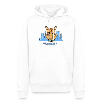Urban Cat: Me, Myself & I - Men’s Premium Organic Hoodie - white - Front - Nico (187cm)