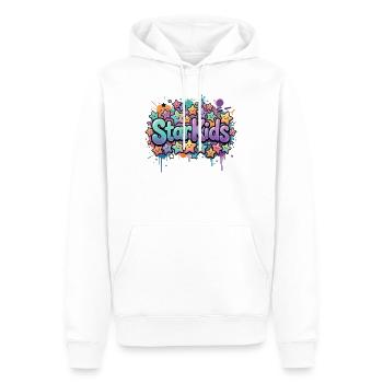 StarKids  - Männer Premium Bio Hoodie - Weiß - Vorne - Nico (187cm)