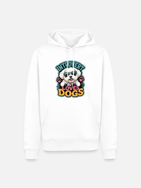 Malteser - Männer Premium Bio Hoodie - Weiß