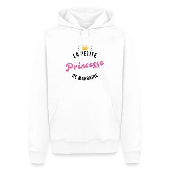 La Petite Princesse De Marraine - Sweat à capuche Premium bio Homme - blanc - Devant - Nico (187cm)