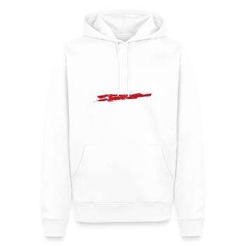 Farbkleckse Kleckse Farbspritzer Maler Geschenk - Männer Premium Bio Hoodie - Weiß - Vorne - Nico (187cm)