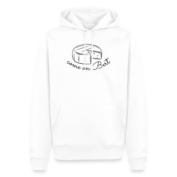 Come on Bert - Männer Premium Bio Hoodie - Weiß - Vorne - Nico (187cm)