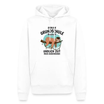 Grundschul Abgänger 2026 Grundschule Abschied - Männer Premium Bio Hoodie - Weiß - Vorne - Nico (187cm)