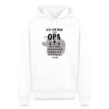 Endlich Opa - Männer Premium Bio Hoodie - Weiß - Vorne - Nico (187cm)