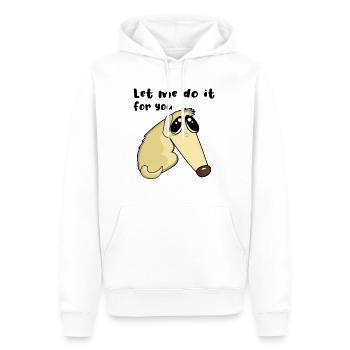 Barsoi Hund Borzoi Hund Let Me Do It For You - Männer Premium Bio Hoodie - Weiß - Vorne - Nico (187cm)