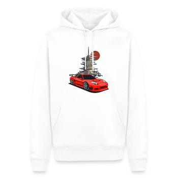 NA2 JDM LEGEND - Men’s Premium Organic Hoodie - white - Front - Nico (187cm)