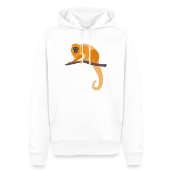 Wildtiere - Männer Premium Bio Hoodie - Weiß - Vorne - Nico (187cm)