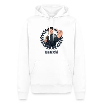 Rieser Grantler // Illustration - Männer Premium Bio Hoodie - Weiß - Vorne - Nico (187cm)