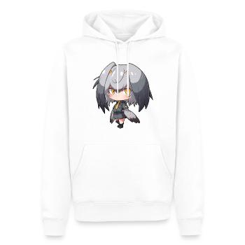 Mignon Shoebill Anime Fille - Sweat à capuche Premium bio Homme - blanc - Devant - Nico (187cm)