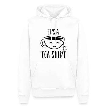 Its a Tea shirt - Männer Premium Bio Hoodie - Weiß - Vorne - Nico (187cm)