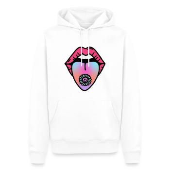 Content - Sweat à capuche Premium bio Homme - blanc - Devant - Nico (187cm)