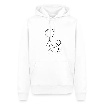 Family, Man, People, Man, Child - Men’s Premium Organic Hoodie - white - Front - Nico (187cm)
