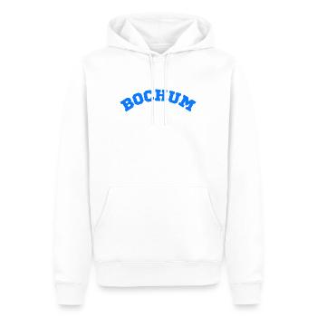 Bochum - Männer Premium Bio Hoodie - Weiß - Vorne - Nico (187cm)