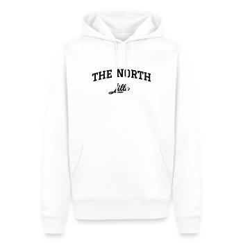 DIE NORD-Lille - Männer Premium Bio Hoodie - Weiß - Vorne - Nico (187cm)