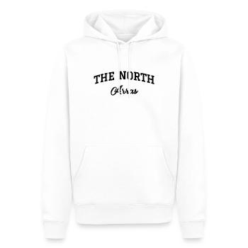 DER NORDEN Arras - Männer Premium Bio Hoodie - Weiß - Vorne - Nico (187cm)