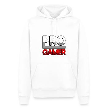 PRO GAMER (Rouge) - Jeux - Sweat à capuche Premium bio Homme - blanc - Devant - Nico (187cm)