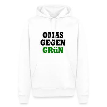Omas gegen grün - Männer Premium Bio Hoodie - Weiß - Vorne - Nico (187cm)