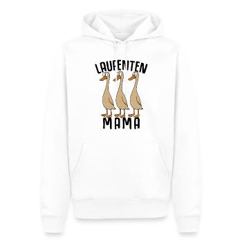 Runner Ducks Mama Duck Duck Élevage Runner Ducks - Sweat à capuche Premium bio Homme - blanc - Devant - Nico (187cm)