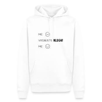 Blegh Metal Musik - Männer Premium Bio Hoodie - Weiß - Vorne - Nico (187cm)