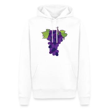 Raisin - Men’s Premium Organic Hoodie - white - Front - Nico (187cm)