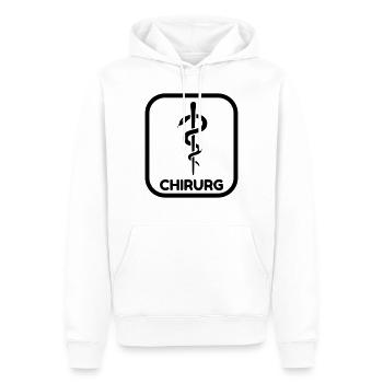 Arzt / Medizin / Chirurg / Chirurgie - Männer Premium Bio Hoodie - Weiß - Vorne - Nico (187cm)