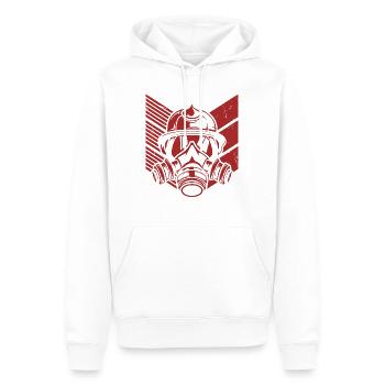 Firefighter Men Fire Brigade - Men’s Premium Organic Hoodie - white - Front - Nico (187cm)
