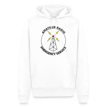 Amateurfunk Notdienst Amateurfunk - Männer Premium Bio Hoodie - Weiß - Vorne - Nico (187cm)