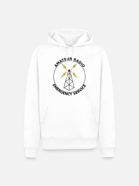 Amateurfunk Notdienst Amateurfunk - Männer Premium Bio Hoodie - Weiß