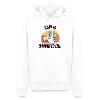 Filmkritiker Filmrezensent Spielfilm Film - Männer Premium Bio Hoodie - Weiß - Vorne - Nico (187cm)