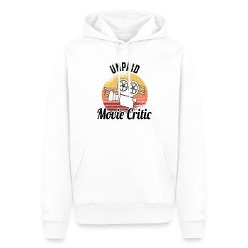 Filmkritiker Filmrezensent Spielfilm Film - Männer Premium Bio Hoodie - Weiß - Vorne - Nico (187cm)