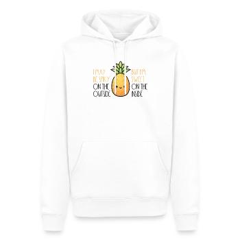 Süße Ananas Urlaub Hawaii Tropisch Spruch Sommer - Männer Premium Bio Hoodie - Weiß - Vorne - Nico (187cm)