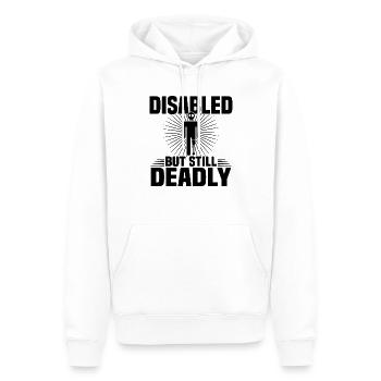 Amputiert Invalide Prothese Handicap Rollstuhl - Männer Premium Bio Hoodie - Weiß - Vorne - Nico (187cm)