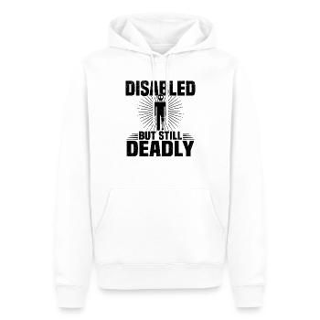 Amputiert Invalide Prothese Handicap Rollstuhl - Männer Premium Bio Hoodie - Weiß - Vorne - Nico (187cm)