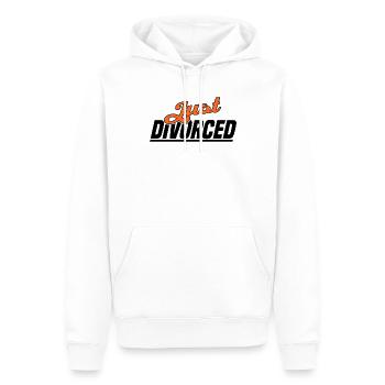 Scheidung Trennung Ehe Ex Scheidungsparty - Männer Premium Bio Hoodie - Weiß - Vorne - Nico (187cm)