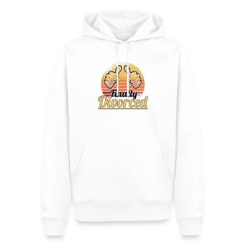 Scheidung Trennung Ehe Ex Scheidungsparty - Männer Premium Bio Hoodie - Weiß - Vorne - Nico (187cm)