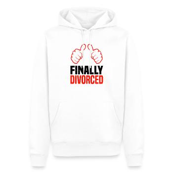 Scheidung Trennung Ehe Ex Scheidungsparty - Männer Premium Bio Hoodie - Weiß - Vorne - Nico (187cm)