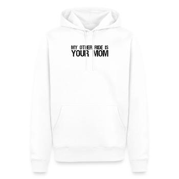 Muscel Car V8 Turbocompresseur Tuning Voiture de course - Sweat à capuche Premium bio Homme - blanc - Devant - Nico (187cm)
