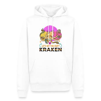 Tintenfisch Krake Oktopus Meer Tentakel Kraken - Männer Premium Bio Hoodie - Weiß - Vorne - Nico (187cm)