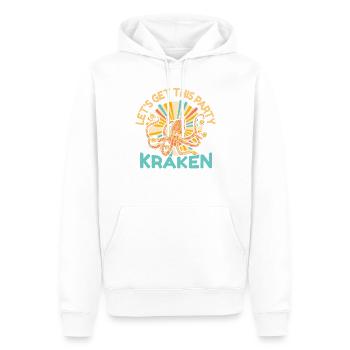 Octopus Octopus Sea Tentacle Octopus Octopus Octopus - Men’s Premium Organic Hoodie - white - Front - Nico (187cm)